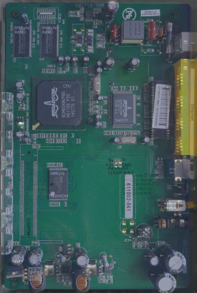 Comtrend CT5621 PCB Mixed