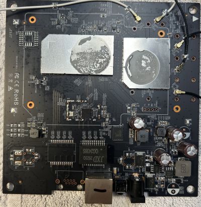 Front side of the PCB without the heatsink