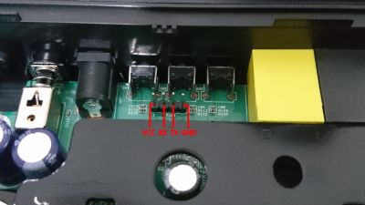 Serial header location and pinout