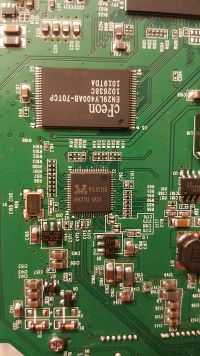 Flash and ethernet PHY