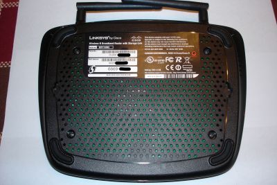 This is the Back of WRT160NL