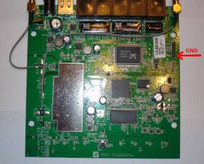 This is the Circuit Board Front of WRT160NL