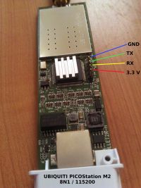 Picostation M2 serial header